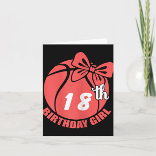 Carte Joueur de basket-ball 18e anniversaire