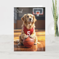 Joueur de basket-ball Golden Retriever Anniversair