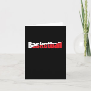 Carte Joueur de basket-ball Swish Abstrait - Word Art
