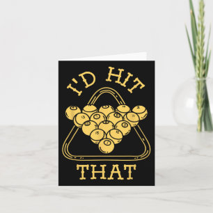 Carte Joueur de billard