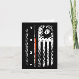 Carte Joueur de billard américain - Bill