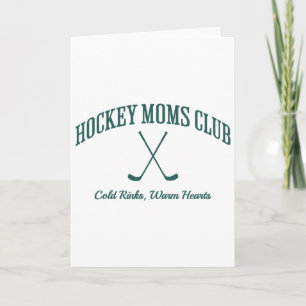 Carte Joueur de Club de Hockey Soutien Maman de Hockey