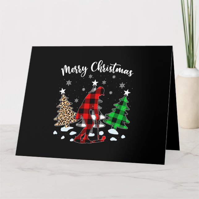 Carte Joueur de croquet de Buffalo Plaid (Devant)