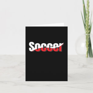 Carte Joueur de football abstrait Swish - Word Art