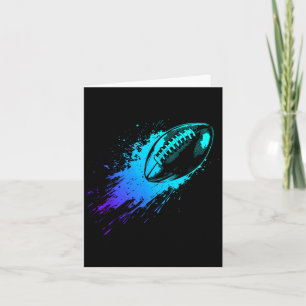 Carte Joueur De Football Bleu Fan Boys Football