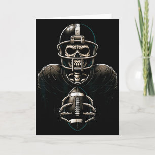 Carte Joueur de football squelette Halloween Soky Srts G