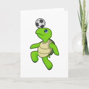 Carte Joueur de football Tortue
