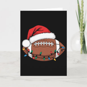 Carte Joueur de Footll Noël Lumières Santa Sports M