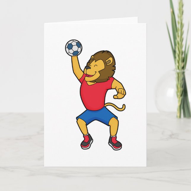 Carte Joueur de handball Handball Lion (Devant)