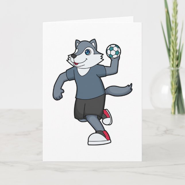 Carte Joueur de handball Wolf Handball (Devant)