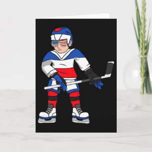 Carte Joueur de hockey Amoureux de hockey
