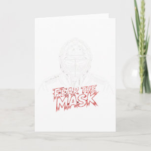 Carte Joueur de hockey Halloween Box de pénalité Gardien