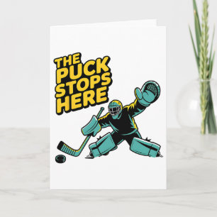 Carte Joueur de hockey Palet Box de pénalité Gardien de