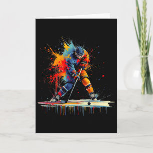 Carte Joueur de hockey sur glace Drip Jeunesse Enfants G