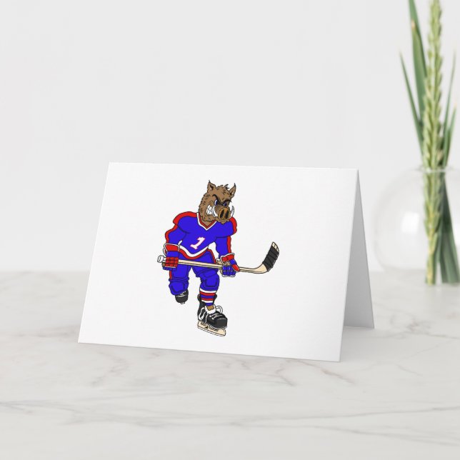 Carte Joueur de hockey Wild Boar (Devant)