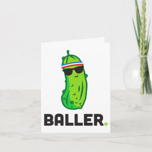 Carte joueur de pickle ball' drôle pickleball tri-blend