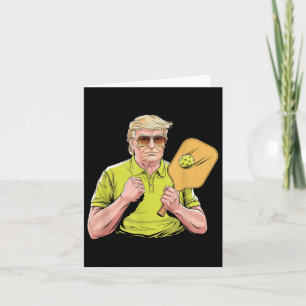 Carte Joueur de Pickleball américain Patriotique Trump P