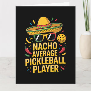 Carte Joueur de pickleball moyen nacho