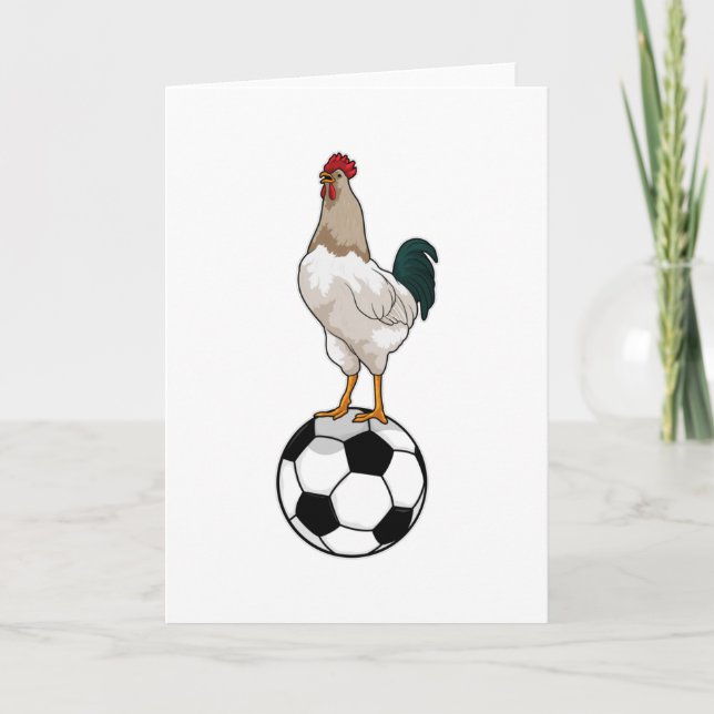 Carte Joueur de soccer Rooster Soccer (Devant)