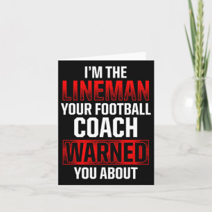 Carte Joueur défensif Hot Offensive de Football Lineman