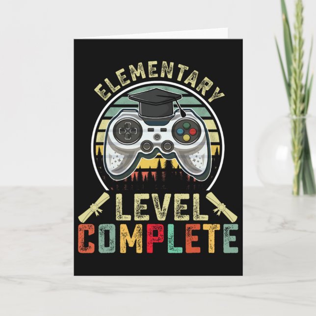 Carte Joueur Élémentaire Niveau Complet Diplômé Élémenta (Devant)