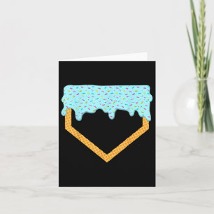 Carte Joueurs de baseball Boys Accueil Plate Glace Crème