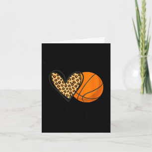Carte Joueurs de basket-ball mimi léopard cœur sports