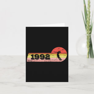 Carte Joueuse de badminton Née en 1992 Femmes Vintages d