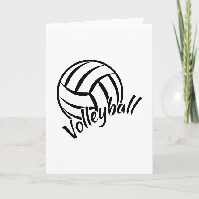 Carte Joueuse de beach volley-ball de volley-ball de fil (Devant)