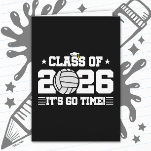 Carte Joueuse de volley-ball Promotion 2026 Terminale