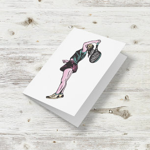 Carte Joueuse féminine de tennis