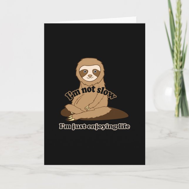 Carte Jouir de la vie (Devant)