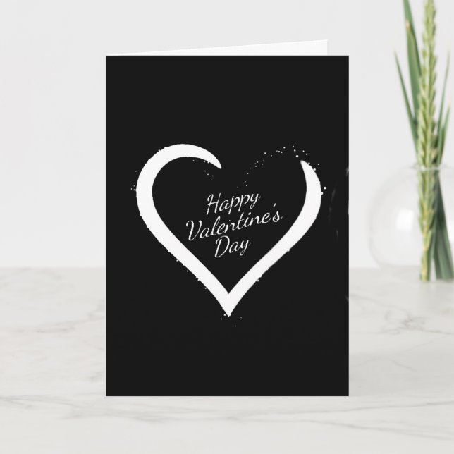 CARTE **JOUISSANTE SAINT-VALENTIN À MON PROFESSEUR" (Devant)