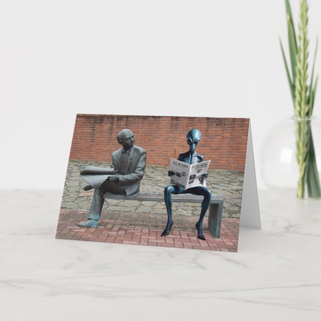 Carte Jour 2 de la visite de l'extraterrestre. (Devant)