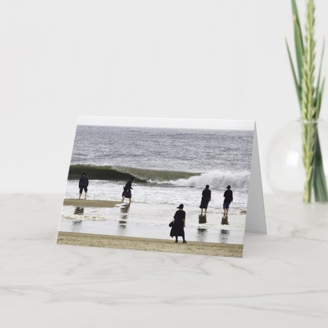 Carte Jour amish de plage (Devant)
