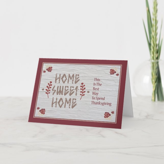 Carte Jour d'Action de grâce aux couleurs de l'aut (Devant)