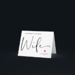 Carte Jour d'anniversaire suivant, vous serez ma femme G<br><div class="desc">Ce joli prochain anniversaire vous serez ma carte de femme,  est une façon amusante de célébrer votre prochain anniversaire de femme!</div>