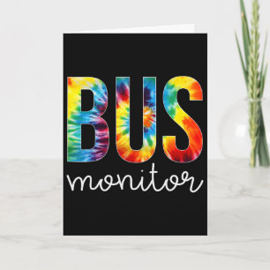 Carte Jour d'appréciation du teinturier de bus Bonjour R