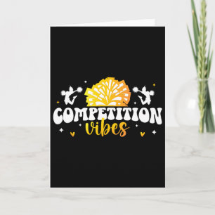 Carte Jour de compétition de cheer ambiance Cheerleader
