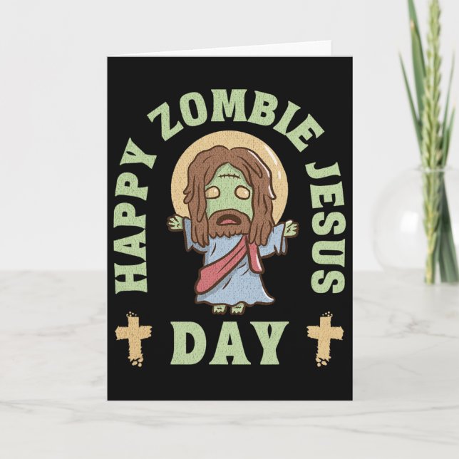 Carte Jour de Jésus Zombie  (Devant)