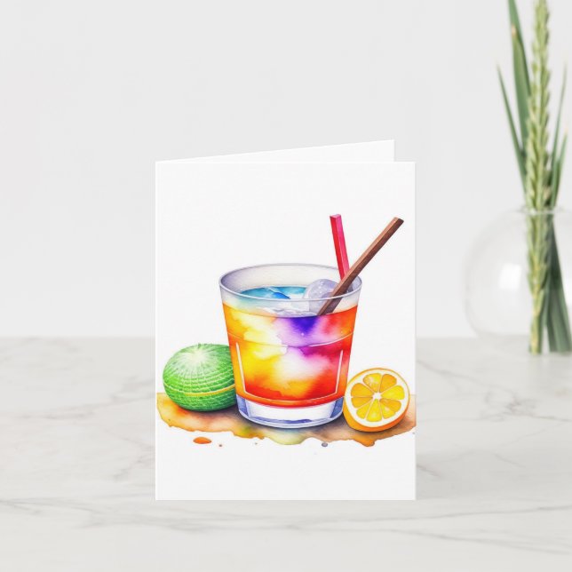 Carte Jour de la gueule de bois nationale du 1er janvier (Devant)