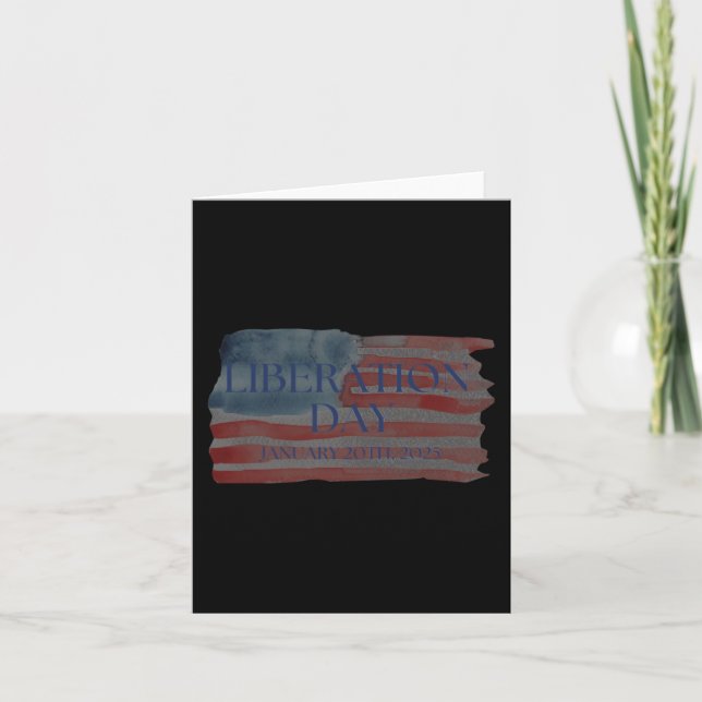 Carte Jour de la Libération Trump 2025 2 (Devant)