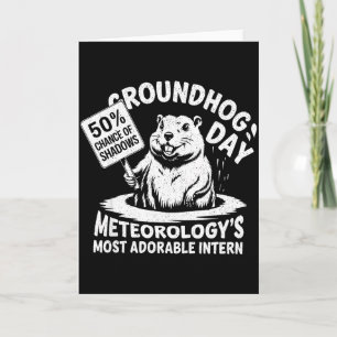 Carte Jour de la marmotte Punir Météorologie Sarcasme Dr