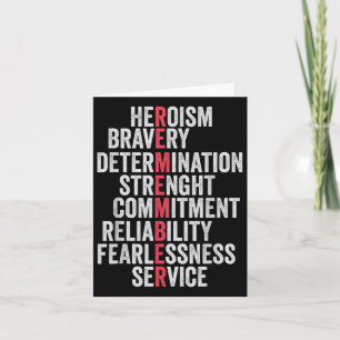 Carte Jour de la mémoire Américain Patriotique Vétéran S