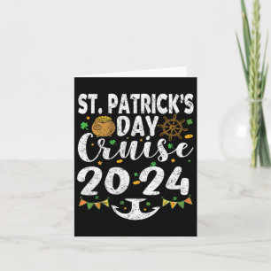 Carte Jour de la Saint Patrick Cruise Ship Squad 2024 Fu