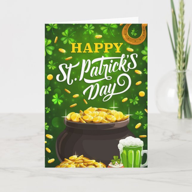 Carte Jour de la St Patrick (Devant)