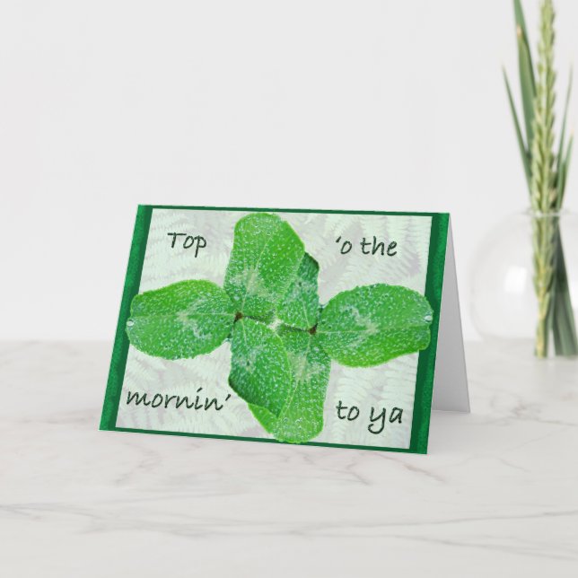 Carte Jour de la St Patrick (Devant)
