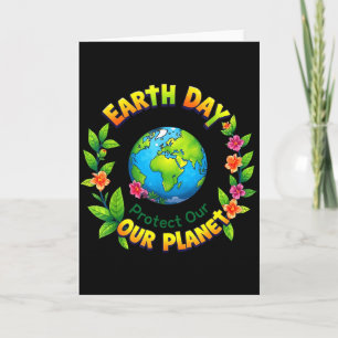 Carte Jour de la Terre 2025 Terre Terre Heureuse T-shirt