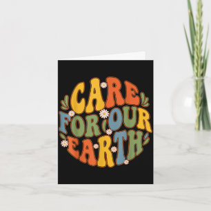 Carte Jour de la Terre nature amour éco-friendly environ