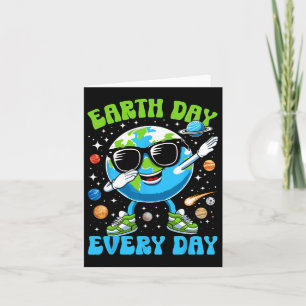 Carte Jour de la Terre Tous les jours Drôle de Dabbing T